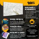 Ver imagem 5 de Quadro Decorativo Luxo para Sala Hall Floral Cerejeira Branco e Dourado em Canvas