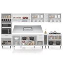 Ver imagem 5 de Armário de Cozinha CP07 com Pia 180cm Pérola Z34 Branco - Mpozenato