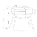 Ver imagem 3 de Penteadeira Retrô com Espelho Cristal
