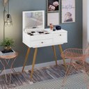 Ver imagem 1 de Penteadeira Retrô com Espelho Cristal