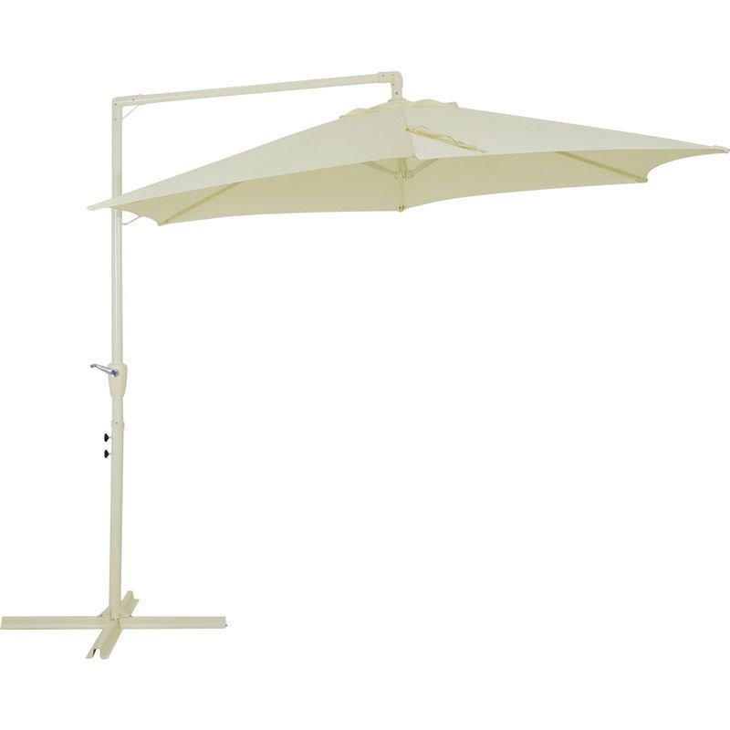 Ombrellone Sombreiro de Jardim Tenda Suspensa 3m Extrutura em Aço com Base P/ Piscina, Hotel, Jardim - 1