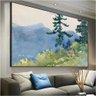 Quadro Bosques do Norte Adirondacks Winslow Homer:90x60 cm/DOURADA - 1