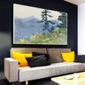 Quadro Bosques do Norte Adirondacks Winslow Homer:90x60 cm/DOURADA - 8