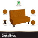 Ver imagem 7 de Canto Italy Confortável para Apartamento Cozinha e Restaurantes Suede Terra Cota