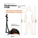 Ver imagem 3 de Elíptico Athletic Performance 410e Suporta 150kg 8 Níveis Magnéticos Monitor 16 Funções Disco 5,6kg