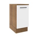 Ver imagem 1 de Balcão Armário de Cozinha 40 cm 1 Porta Rustic/Branco Agata Madesa