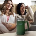 Ver imagem 7 de Duas Canecas Térmica para Chopp com Tampa Smart Cup Ichef 710 ml | Verde