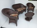 Ver imagem 3 de Móveis Jardim Varanda Área Externa 1 Sofá 2 Poltronas 1 Centro Fibra Sintética