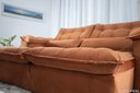 Ver imagem 2 de Sofá Retrátil e Reclinável Ipanema 1,80m em Tecido Veludo C/pillow Nos Braços - Montagem Inclusa:ter