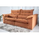 Ver imagem 6 de Sofá Retrátil e Reclinável Ipanema 1,80m em Tecido Veludo C/pillow Nos Braços - Montagem Inclusa:ter