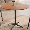 Ver imagem 2 de Mesa de Jantar Sofia Castanho com Pés em Metal Preto