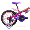 Ver imagem 3 de Bicicleta Infantil Aro 16 com Rodinhas Top Girl Nathor
