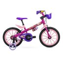 Ver imagem 2 de Bicicleta Infantil Aro 16 com Rodinhas Top Girl Nathor