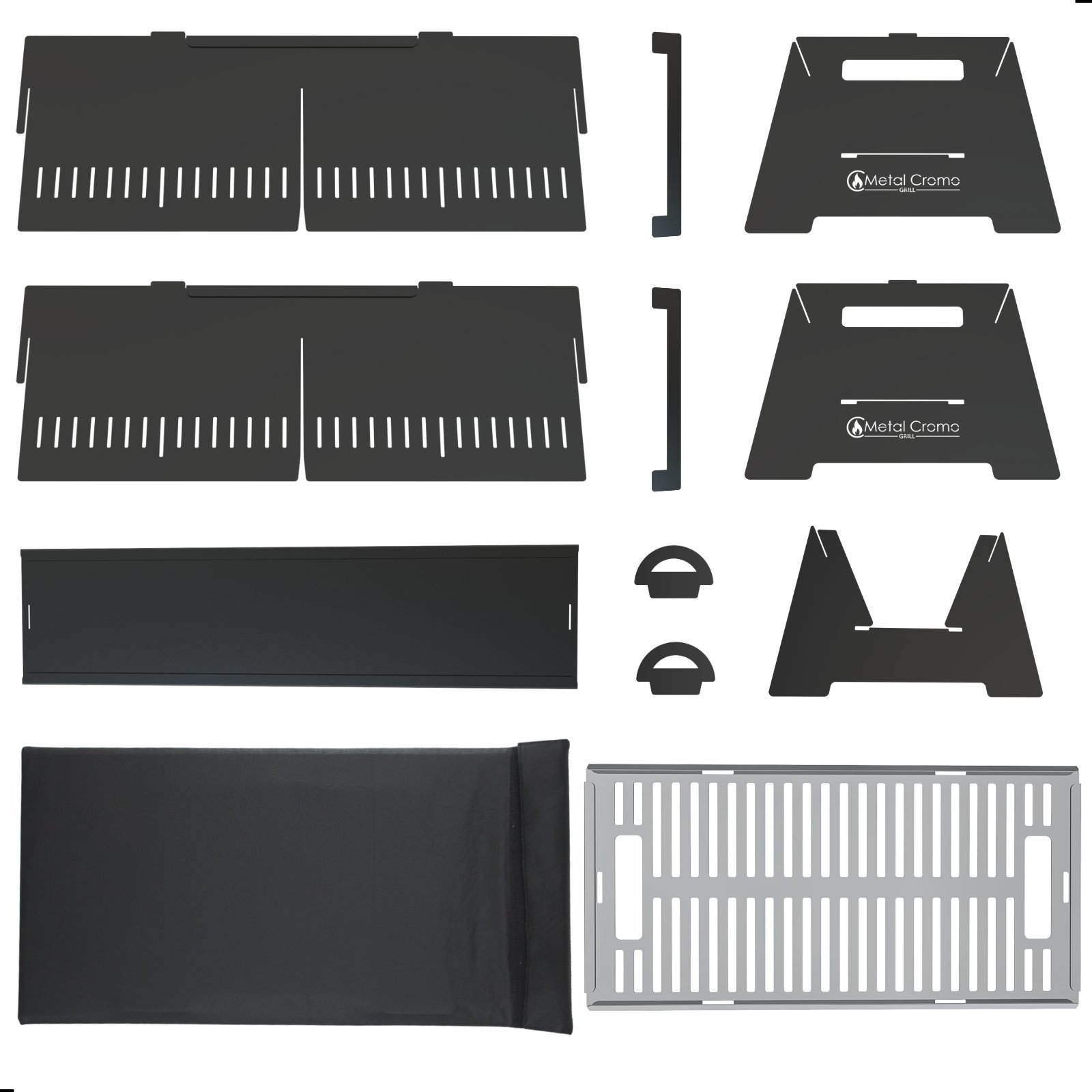 Churrasqueira Portátil Desmontável Camping Carvão Sgrill.aco - 6
