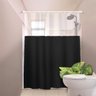 Cortina de Box Banheiro Pvc com Visor Liso 138x198cm:branco - 7