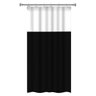Cortina de Box Banheiro Pvc com Visor Liso 138x198cm:branco - 2