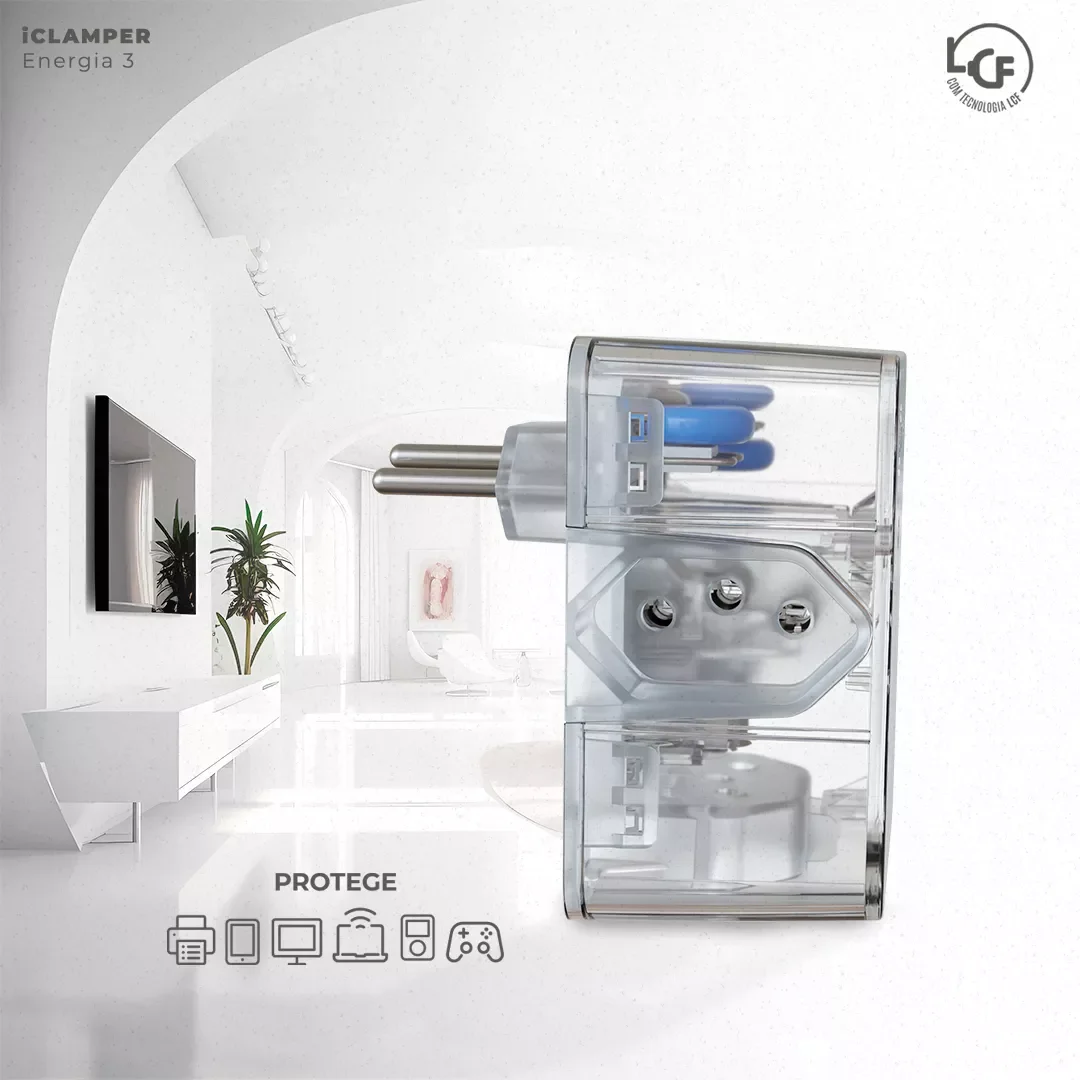 Ver imagem 4 de Dps Iclamper Energia 3 Lcf Transparente (protetor C. Telef/energ)