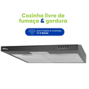 Ver imagem 3 de Depurador de Ar Exaustor 60 Cm Parede para Cozinha 127v 3 Velocidades Philco