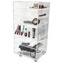 Ver imagem 1 de Carrinho Acrílico Organizador de Maquiagem Médio N5 6 gavetas Centauri Acrílicos CAR-N5