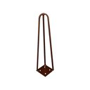 Ver imagem 2 de Kit 2 Pés de Metal 25 Cm Hairpin Legs Rack e Puffs Bronze