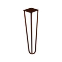 Ver imagem 3 de Kit 2 Pés de Metal 25 Cm Hairpin Legs Rack e Puffs Bronze