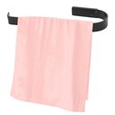 Ver imagem 1 de Suporte Porta Toalha De Rosto Banho Banheiro Quadrado Preto