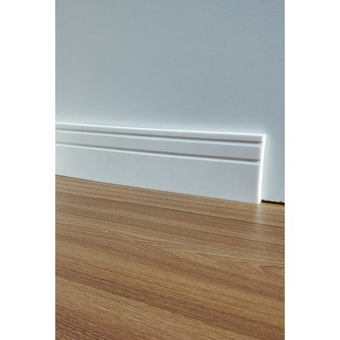 Rodapé Autocolante Borracha EVA 7x1cm- 12 Metros - Modelo 7c1 x 10mm