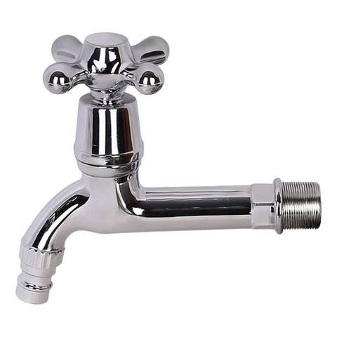 Torneira de Parede Longa Pvc Cromada 1/2''