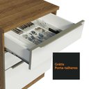 Ver imagem 7 de Cozinha Completa Madesa Lux 240002 com Armário e Balcão Rustic/Branco Veludo Cor:Rustic Branco Velud