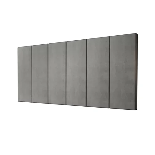 Cabeceira Painel Imperial Estofada Queen Size Cinza 1,60m - 2