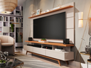 Ver imagem 2 de Rack com Painel de Sala Vivare Wood 1,80 Giga Móveis:OffWhite/Nature