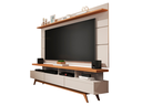 Ver imagem 1 de Rack com Painel de Sala Vivare Wood 1,80 Giga Móveis:OffWhite/Nature