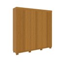 Ver imagem 1 de Guarda Roupa Casal 100% Mdf 6 Portas Ripado 6 Gavetas Eliza Acp Móveis Cinamomo