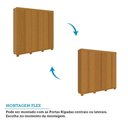 Ver imagem 5 de Guarda Roupa Casal 100% Mdf 6 Portas Ripado 6 Gavetas Eliza Acp Móveis Cinamomo