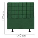 Ver imagem 3 de Cabeceira para Cama Box Casal 1,40 Cm Clara:verde