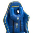 Ver imagem 3 de Cadeira Gamer MaxRacer Tactical CBF Azul  Amarelo Licenciada