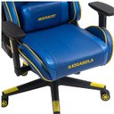 Ver imagem 4 de Cadeira Gamer MaxRacer Tactical CBF Azul  Amarelo Licenciada