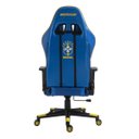 Ver mais imagens de Cadeira Gamer MaxRacer Tactical CBF Azul  Amarelo Licenciada