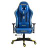 Cadeira Gamer MaxRacer Tactical CBF Azul  Amarelo Licenciada - 1