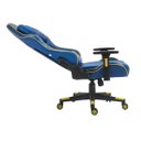 Ver imagem 5 de Cadeira Gamer MaxRacer Tactical CBF Azul  Amarelo Licenciada