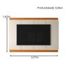Rack Granda para Sala com Painel Marrocos Lukaliam:jequitba/off White - 5