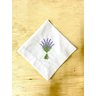 Kit com 6 Guardanapos em Tecido Bordado com Ponto Ajour 40cm:lavanda - 1