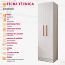 Ver imagem 5 de Multiuso Infantil Isa MDF 2 Portas e 4 Prateleiras Moderna Mobília
