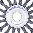 Ver imagem 3 de Escova Aço Circular Trançada Inox Aeme 4.1/2x1/2x7/8 (115x12.7x22.22) 50 Unidades
