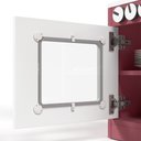 Ver imagem 3 de Mini Armário Cozinha com Refrigerador Isabelly Branco Rosa