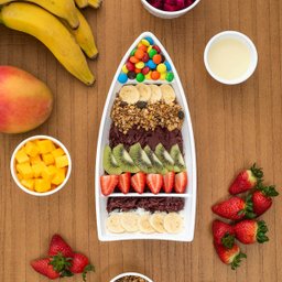 Barca para Servir Sushi Comida Japonesa Oriental 28x13x5cm Coza Branca - 3