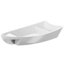 Ver imagem 1 de Barca para Servir Sushi Comida Japonesa Oriental 28x13x5cm Coza Branca