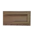 Ver imagem 1 de Porta Chaves Organizador com Prateleiras Clássico de Parede - Madeirado