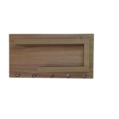 Porta Chaves Organizador com Prateleiras Clássico de Parede - Madeirado