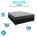 Ver imagem 3 de Cama Box + Colchão Casal D33 Iso100 Ortobom